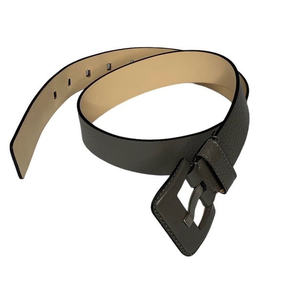 Banana Republic pebbled gray genuine leather‎ belt. Size XS - Picture 1 of 7